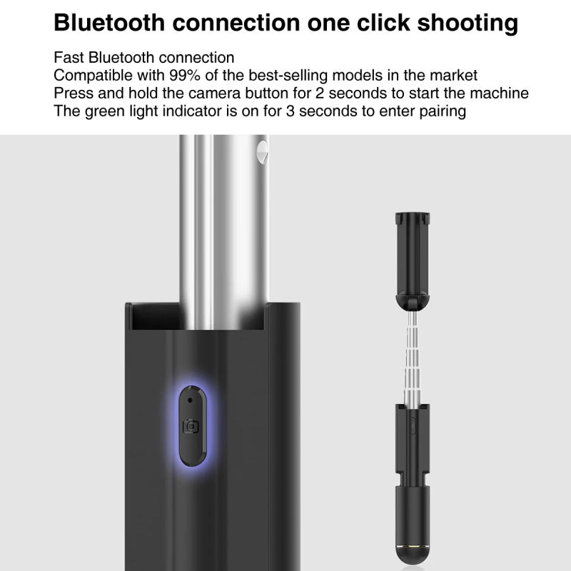 Description Picture 6 of itemMini Firefly Pocket Selfie Stick Bluetooth Wireless Remote Control Extendable Handheld Selfie Rod for iPhone Iconic Brand HUAWEI VIVO