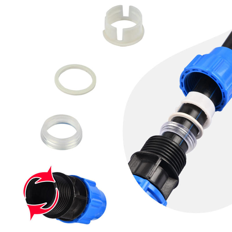 Description Picture 5 of itemInner Diameter 20mm PE Pipe Fittings Tee Elbow 4-Way Quick Connector Greenhouse Agriculture Irrigation Water Pipe Connectors