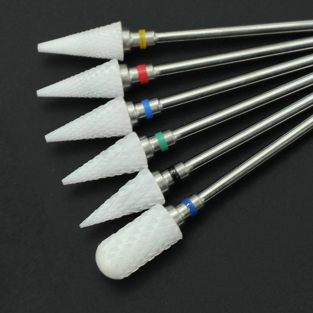 Description Picture 5 of item1pcs Ceramic Nail Drill Bit For Electric Manicure Drills Machine Milling Cutter Nail Files Buffers Nail Art Equipment Accessory
