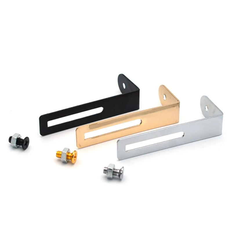 Description Picture 6 of itemPickguard Bracket Support Archtop Screw LP Electric Guitar Solid Body For Les Paul Guard Plate Metal Bracket Basses Accessory
