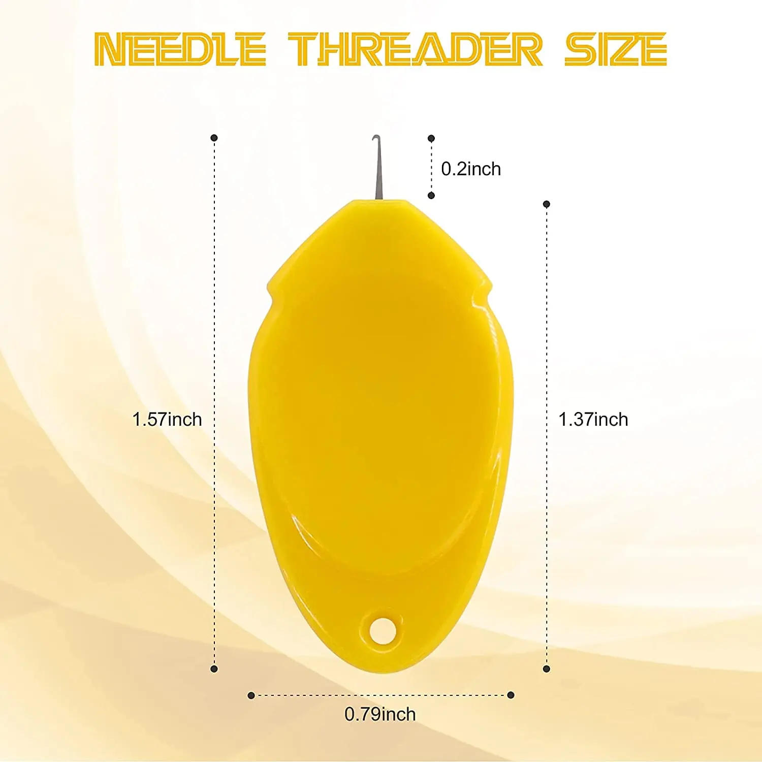 Description Picture 3 of item5/10/20Pcs Auto Needle Threader Elderly Guide Needle Threader Simple Device For DIY Machine Sewing Needle Work Cross-Stitch Tool