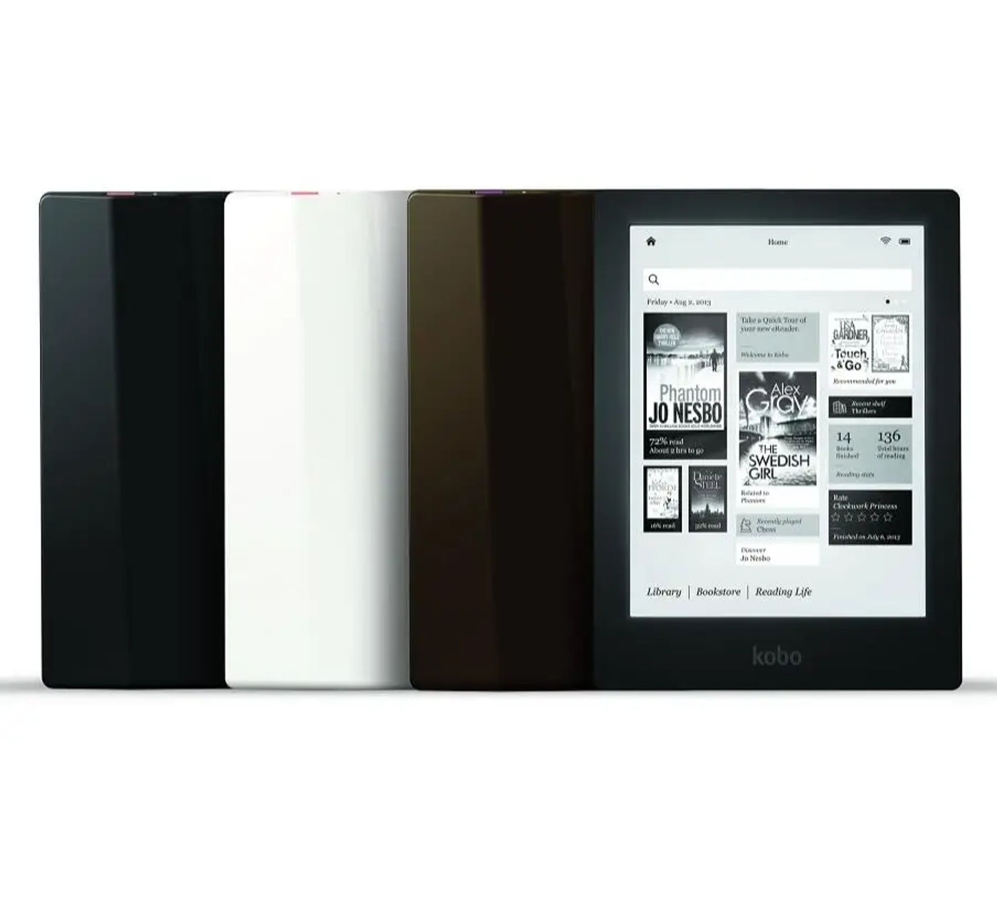 Description Picture 4 of itemKobo Aura HD 6.8" N204 New ebook reader onyx book 1440x1080 256PPI eReader e-ink with Light touch e-books Reader likebook libros