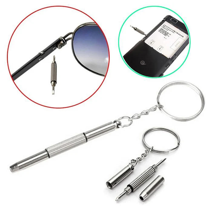 Description Picture 6 of item5pcs Mini 3in1 Screwdriver Eyeglass Optical Eye Glasses Portable Spectacles Watch Repair Kit Practical Household Tools Hand Tool
