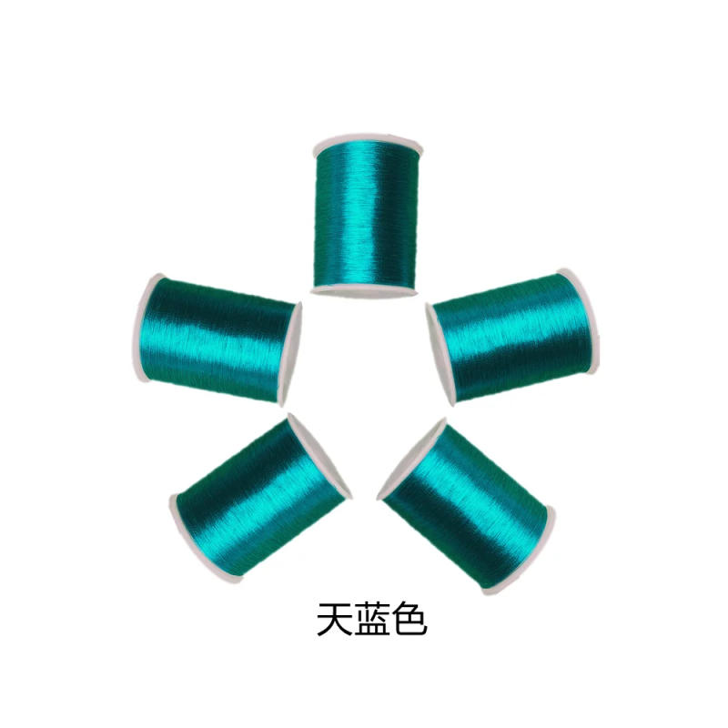 Description Picture 3 of itemmetal color wire does not fade firm cross stitch colorful silk thread beaded hand rope jewelry accessories sewing thread