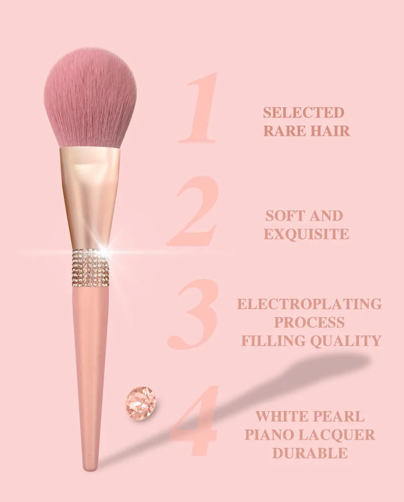 Description Picture 3 of itemLOYBJ 10pcs Diamond Makeup Brushes Set Cosmetics Blending Tool Powder Foundation Blush Highlight Eyeshadow Eyebrow Eyelash Brush