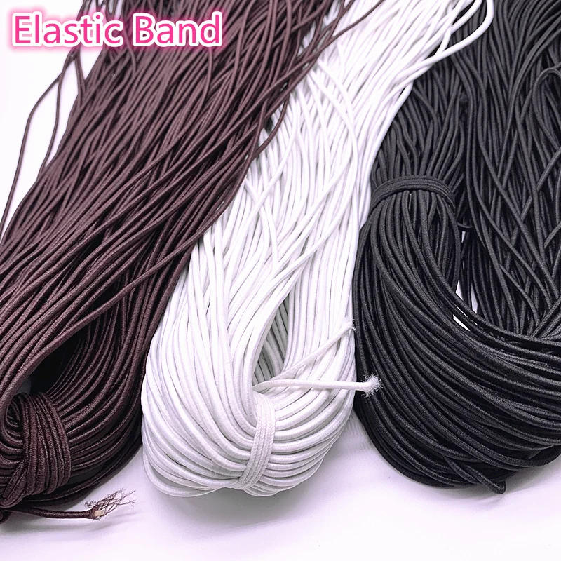 Description Picture 2 of itemNew 1.0--3.0mm High Elastic Round Elastic Band Rubber Band Elastic Cord for Jewelry Making Diy Accessories