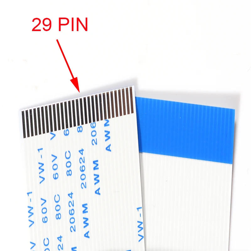 Description Picture 2 of itemFFC 29 Pin Flex Flat Data Cable for TX800 XP600 Mutoh Valuejet 1624 1638 VJ1604 VJ1624 VJ1638 Printer Big dx7 Head Cable