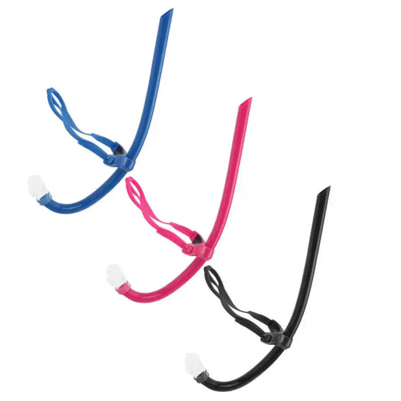 Description Picture 3 of itemProfessional Swimming Diving Breathing Tube Snorkeling Silicone Snorkels Sea Pool Diving Front Breathing Tube with Mouthpiece