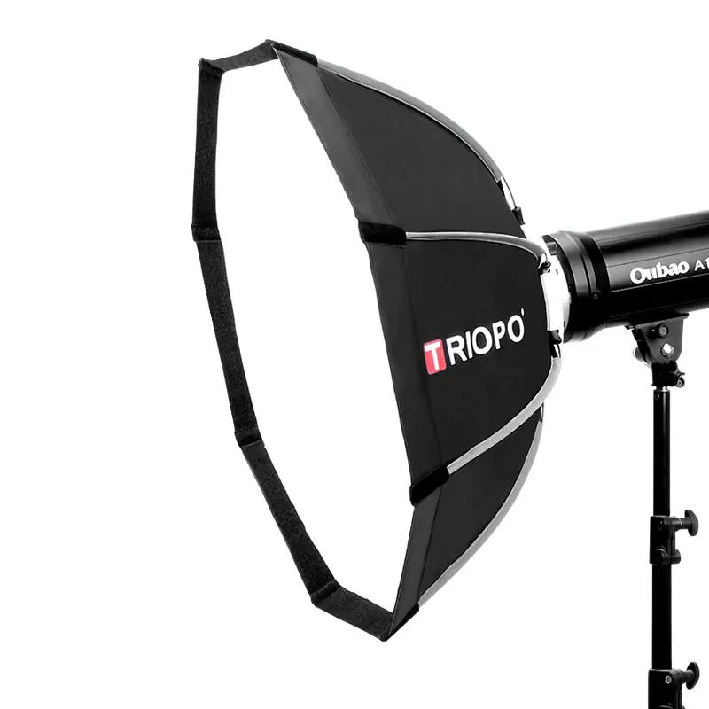 Description Picture 2 of itemTriopo 55cm 65cm 90cm 120cm Photo Portabe Bowens Mount Octagon Umbrella Softbox + Honeycomb Grid Outdoor Soft Box for Flash