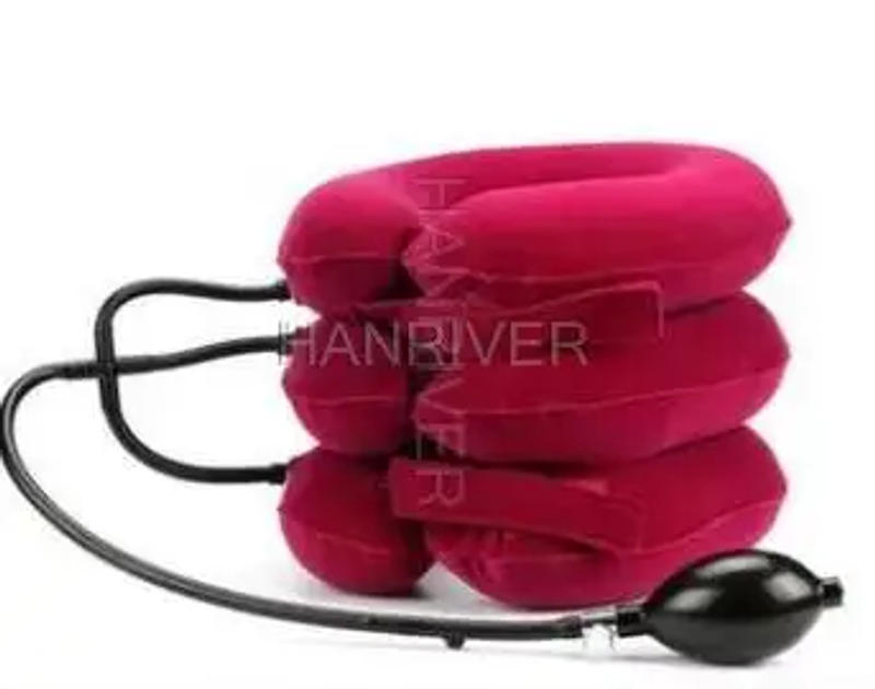 Description Picture 4 of itemAir Neck Traction Stretcher Spine Cervical Tractor Neck Stretching Collar Relief Pain Inflatable Cervical Support Pillow