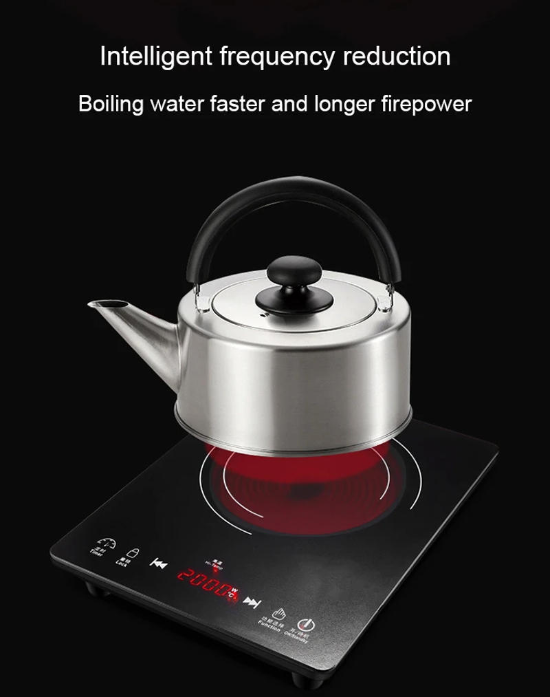 Description Picture 6 of itemDMWD Household Mini Electric Induction Cooker Heat Milk Water Boiled Countertop Burner Stew Porridge Noodles Hotpot Stove 2000W