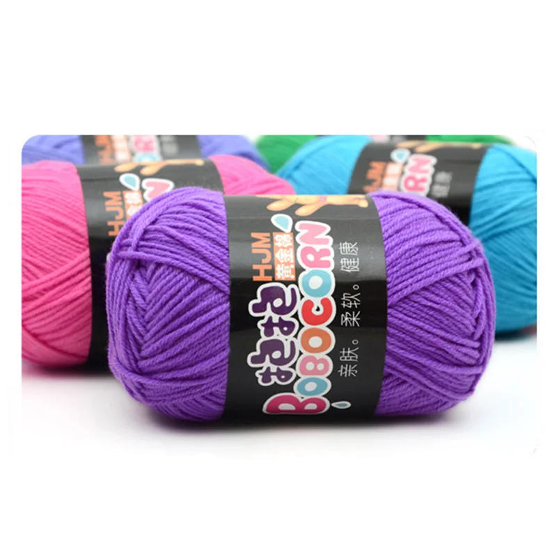 Description Picture 4 of item1Pcs Warm DIY Milk Cotton Yarn Baby Yarn For Knitting Children Hand Knitted Yarn Knit Blanket Crochet Knitting Supplies Yarn