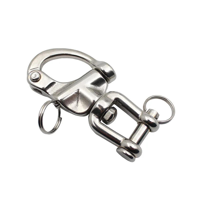 Description Picture 5 of itemSnap Swivel 304 Stainless Steel Shackle Marine Boat Sail Hardware 6.8 x 3 cm Heavy duty high strength swivel snap shackle hook