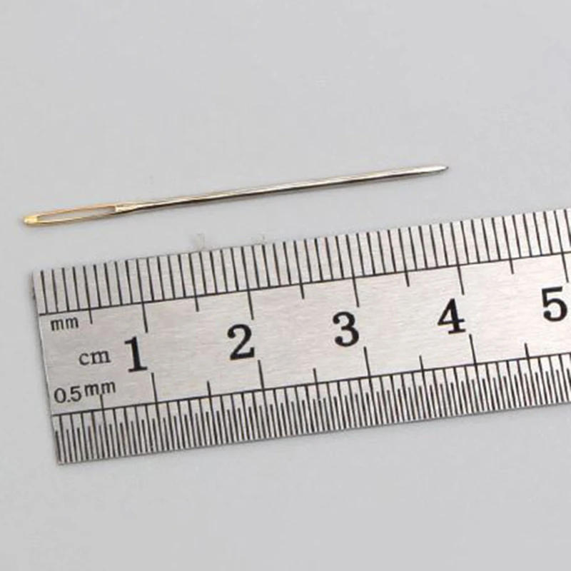 Description Picture 3 of item30pcs Cross Stitch Needles Gold Tail Needle Blunt Embroidery Needle Cross Stitch Needlework Tools