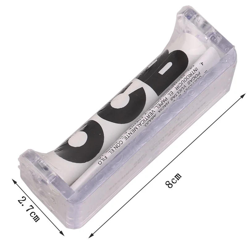 Description Picture 4 of item70mm Crystal Slim Rolling Maker Cigarette Roller Accessories