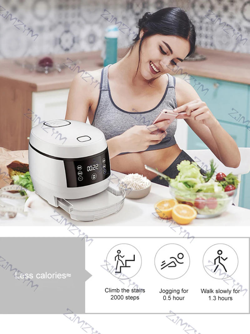 Description Picture 3 of itemX1 3L Desugared Electric Rice Cooker Multi-Function Mini Rice Cooking Machine For 2-3 People 901W 220V With Automatic Power Off