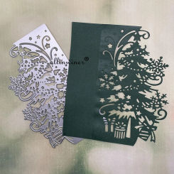 Christmas tree gift frame Metal Cutting Dies Stencils For DIY Scrapbooking Decorative Embossing Handcraft Die Cutting Template