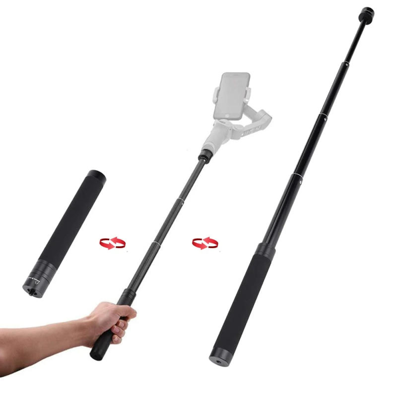 Description Picture 2 of itemFor Dji Om 5 Extension Rod Pole Selfie Stick Telescopic For Dji Osmo Mobile 3 4 FeiYu Zhiyun Smooth isteady Gimbal Accessories