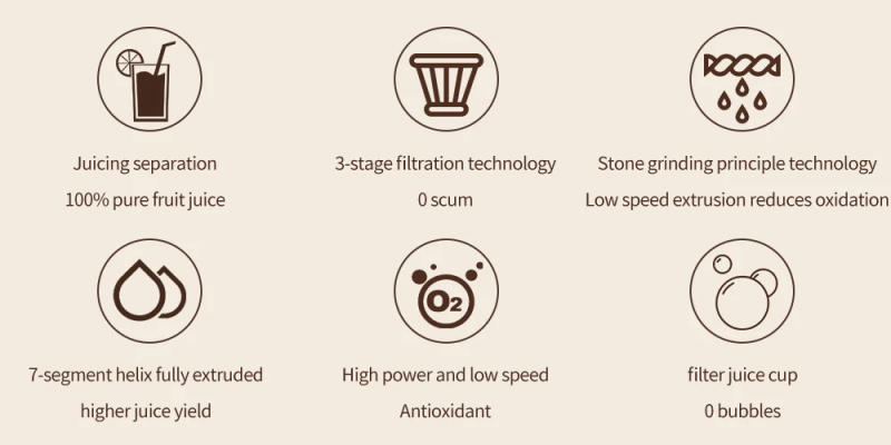 Description Picture 5 of itemHot Selling Multi-function Electrical Slow Juicer and Vegetable Cutter Slicer Kitchen Appliance Citrus Juice Machines Extractor