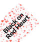 Black on Red Heart
