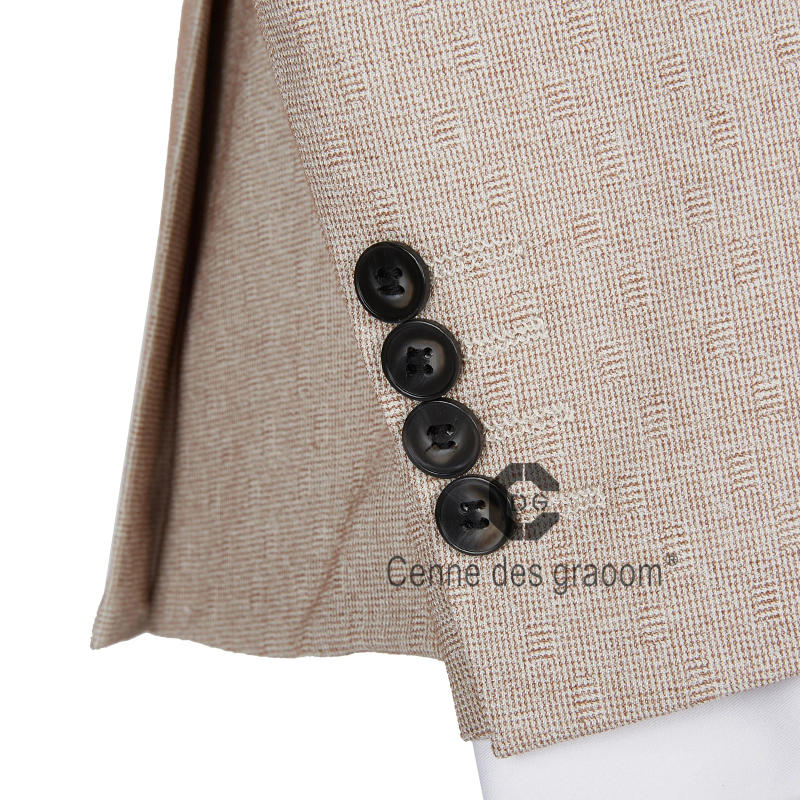 Description Picture 4 of itemCenne Des Graoom New Men Suits Set Tailor-Made Clothes Costume Homme Tuxedos Wedding Dress Casual Blazer Jacket Vest Pants TA-V