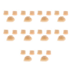 Durable 10 Sets Flute Buttons Pads Flute Repair Replacement Accessory