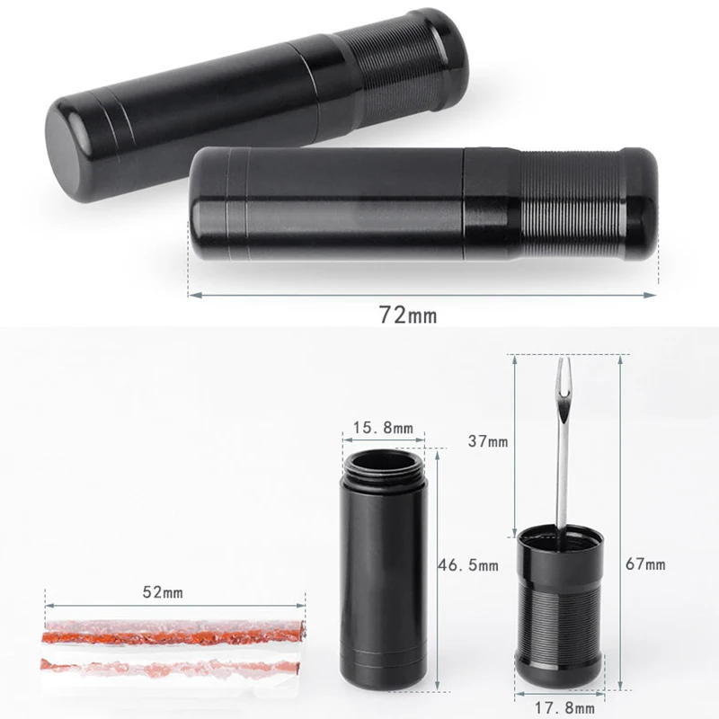 Description Picture 5 of itemBike Tubeless Tire Repair Tool Tyre Drill Puncture for Urgent Glue Free Repair Optional  Rubber Stripe Bike Bicycle Repair Tool