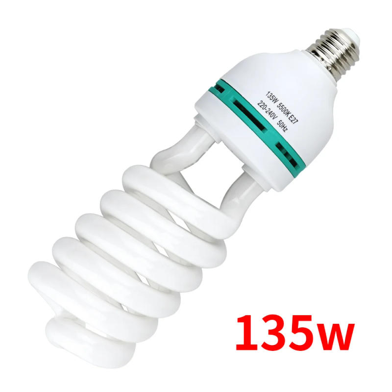 Description Picture 3 of item4pcs 150 135 45 Watt 5500K High Bright Photography Daylight Fluorescent Lighting Bulbs E27 Base For Softbox Photographic Photo
