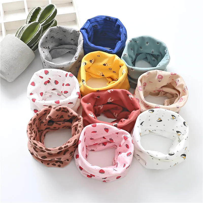 Description Picture 3 of itemNew Spring Baby Clothing Accessories Kids Scarf Autumn Winter Baby Scarf Boys Girls Infant Scarves Children's Cotton Scarf