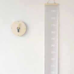Nordic Kids Hanging Growth Chart Removable Solid Color Children Height Measurement Ruler for Living Room Kids Room Wall Decor