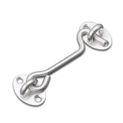 Door Bolt Stainless Steel Window Sliding Door Latch Cabin Hook And Eye Latch Lock Shed Gate Door Catch Silent Holder