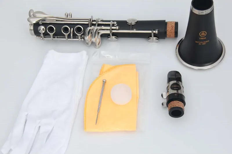 Description Picture 5 of itemMade in Japan 355 Bb Clarinet 17 Keys B Flat Musical Instruments High Quality Bakelite Tube Nickel Plated Clarinet