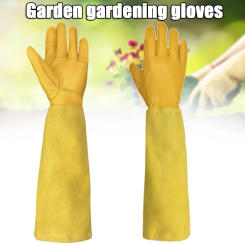 1 pair Long Gardening Gloves Rose Pruning Gloves Thorn Proof Garden Gloves with Long Forearm Protection Gauntlets M/L/XL TB Sale