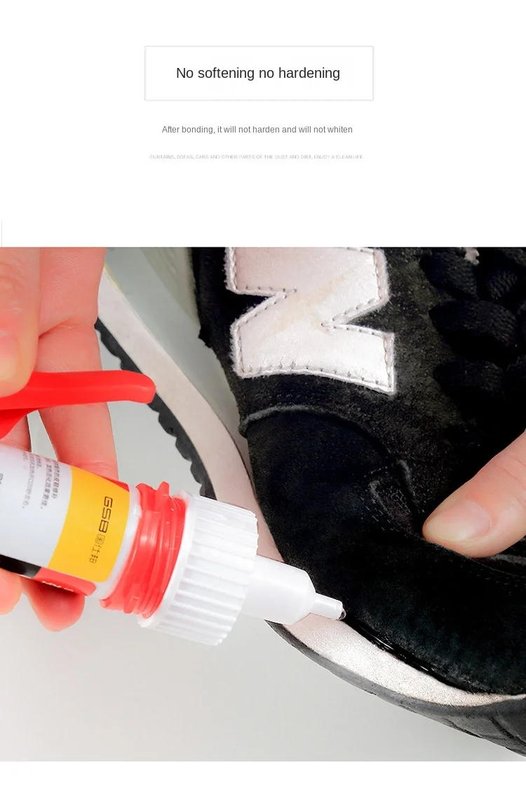 Description Picture 6 of item20ml Quick Dry Portable Home Universal Traceless Leather Fabric Sealers Waterproof Multi Purpose Super Adhesive Shoe Repair Glue