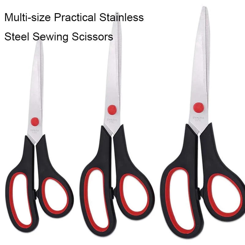 Description Picture 2 of itemStainless Steel Tailor Scissors Sewing Scissors For Thin Fabric Paper Needlework Cutting Embroidery Thread knitting Sewing Tool