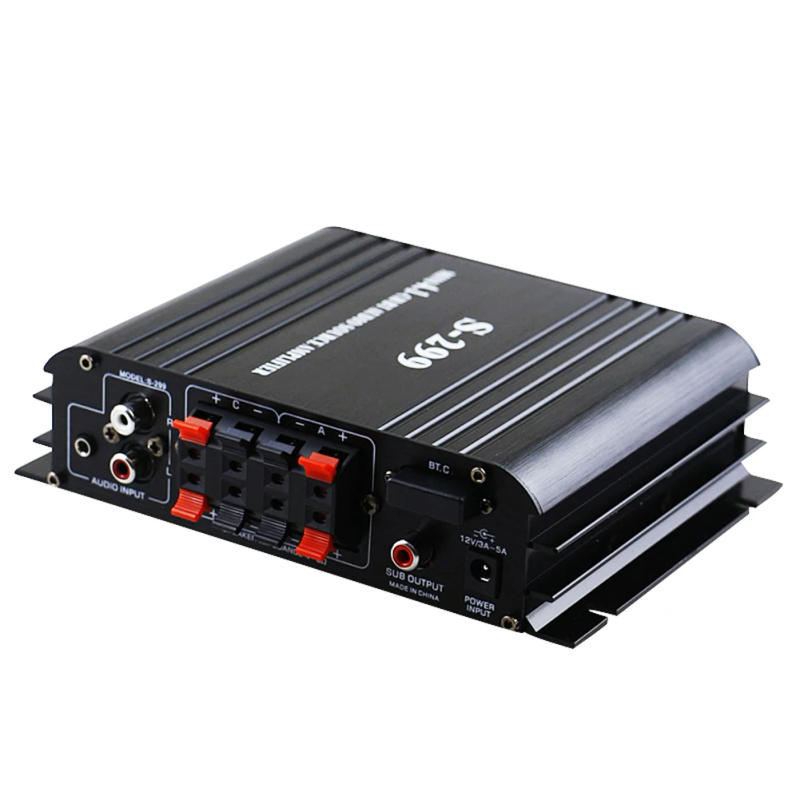 Description Picture 4 of item4*400W 4.1 Channel HIFI bluetooth Power Amplifier Car/Home Theater Digital Power Audio Amplificador for Speaker Bass USB/SD AUX