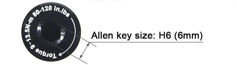 Description Picture 3 of itemHEPPE Bicycle Thru Axle 15x100/110 Front Fork Shaft Skewers Fat Bike Thru axle 15x142/148 M12xP1.5 MTB Bike Quick Release