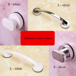 Bathroom Sucker Handle Toilet Seat Armrest for Glass Door,Refrigerator,Cabinet Safety Handle Grab Bars Anti-slip Handrails 욕실손잡이