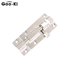 Goo-Ki Furniture Door Bolts 3 Inch Stainless Steel Locks Sliding Door Chain Latch For Gate Security Hardware
