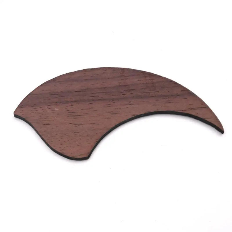 Description Picture 6 of item2Pcs Rosewood Shield Wooden Pick Guards Ukulele Pickguard Teardrop Musical Instrument Accessories