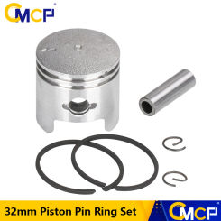 CMCP 32mm Chainsaw Piston Kit Fit For 1E32F 32F 23cc 2 Stroke Chainsaw Spare Parts Grass Trimmer Cylinder Parts