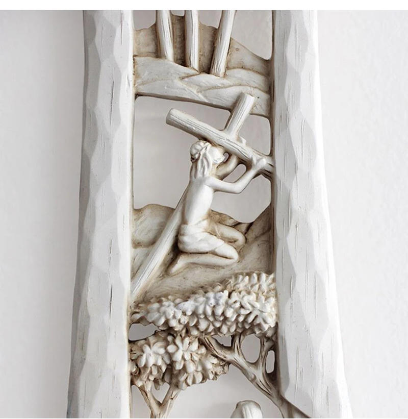 Description Picture 4 of itemRisen Christ Last Supper Wall Cross Hanging Decoration for First Holy Communion Baptism Christian Gift Religious Accessories