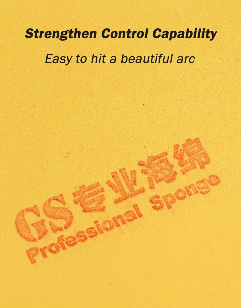 Description Picture 5 of item729 Friendship GS Training Table Tennis Rubber RITC Geo Spin Ping Pong Rubber Soft and Good Control