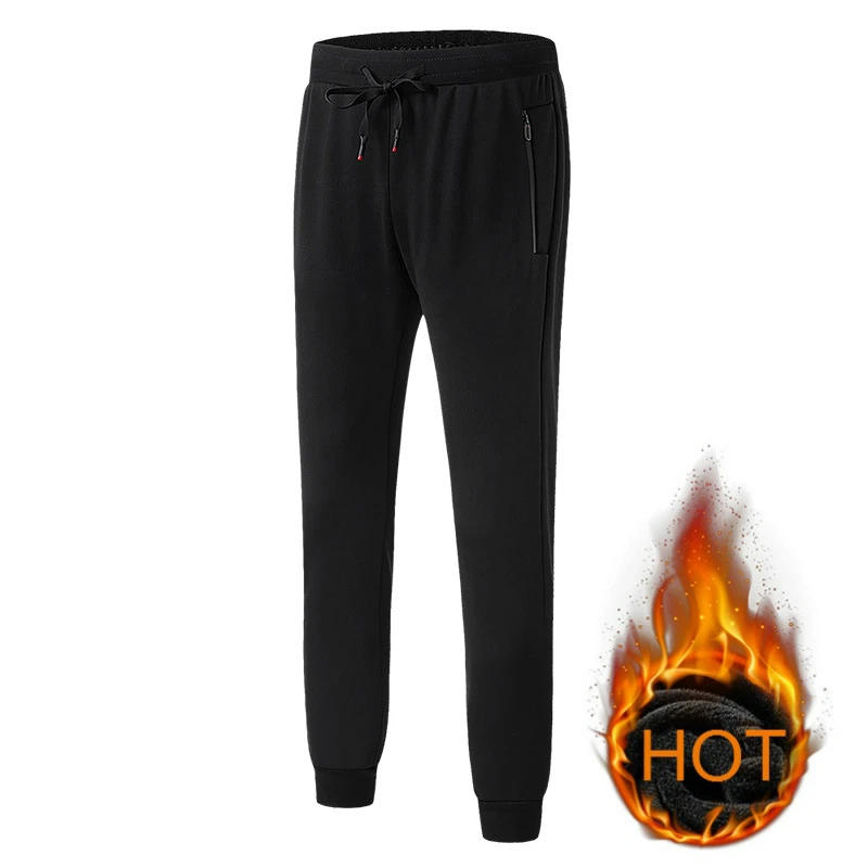 Description Picture 6 of itemFashion Men Winter Sweatpants Solid Fleece Warm Pants High Quality Male Thick Jogging Trousers Streetwear Plus Size 8XL