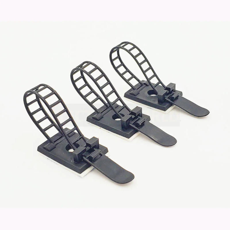 Description Picture 4 of itemAdjustable Cable tie Mounts Fixing Cable Clips Self-Adhesive Cable Holder Wire Organizer cable tie mounting base Cable clamp