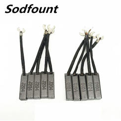 10pcs Generator carbon brush 8X10mm electric brush diesel engine small motor accessories J204 carbon brush D104 half copper 50KW
