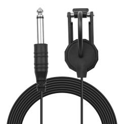 Clip-on Instrument Pickup Guitar Pick-up Mini Transducer with 1/4 Inch Connector 2.4M Cable for Acoustic Guitar Violin Strings