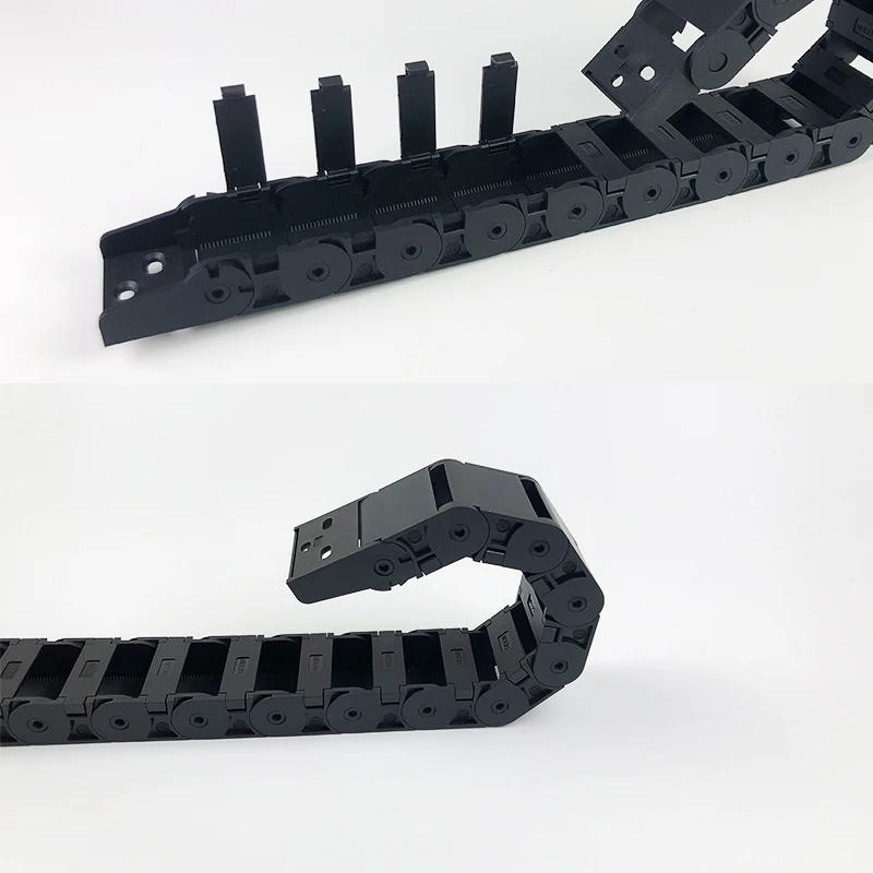 Description Picture 5 of itemCable Chains 18*37mm Bridge Type Inside Openable 1 Meter Plastic Towline Transmission 18x37 18*37 Drag Chain for Machine