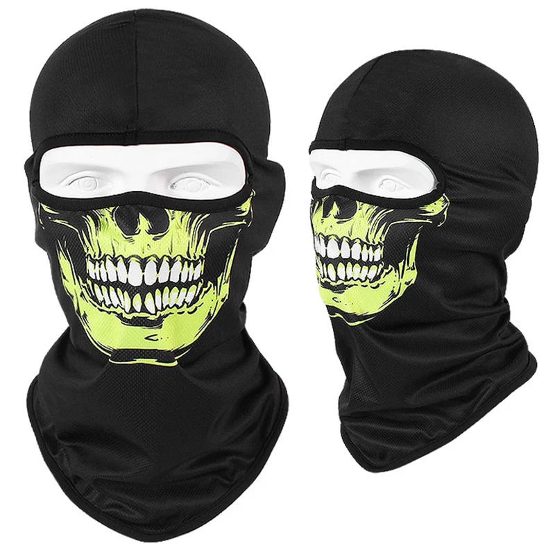 Description Picture 4 of itemSkull Print Bandana Balaclava Full Face Mask Scarf Outdoor Fishing Hunting Hiking Cycling Neck Gaiter Face Cover Shield