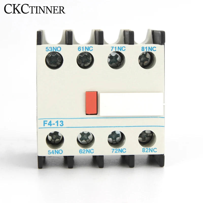 Description Picture 6 of itemAuxiliary Contact for CJX2 LC1-D AC Contactor LA1-DN22 LA1-DN11 F4-02 F4-11 F4-22 F4-11 F4-31 Contactor block 4 Poles 2NO+2NC